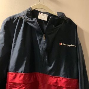 Champion windbreaker.